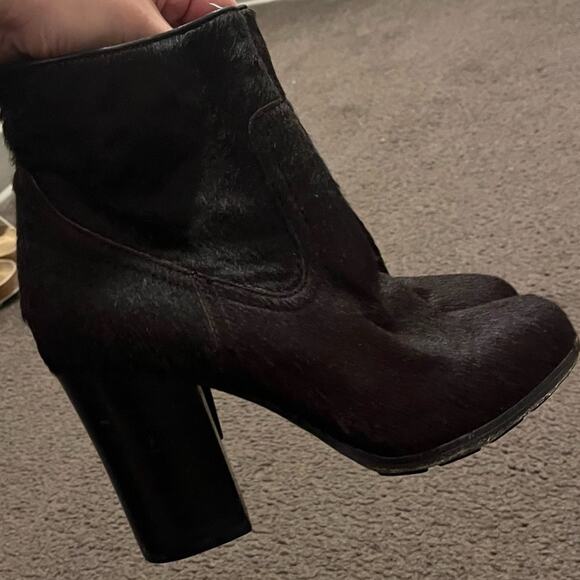 Frye Parker Calf Hair Heeled Boots - Picture 4 of 7